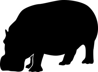 hippo silhouette
