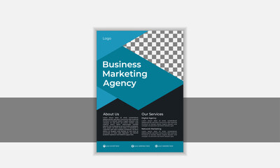 Corporate business flyer . a4 flyer design template