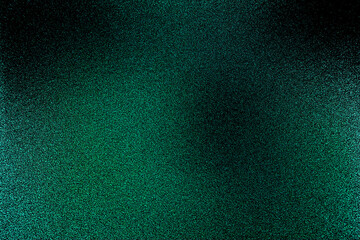 Black dark green shiny glitter abstract background with space. Twinkling glow stars effect. Like...