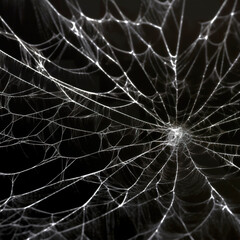 Ecoration of spider web