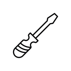 Screwdriver icon design, illustration design