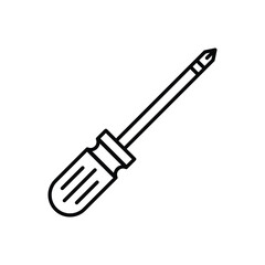 Screwdriver icon design, illustration design