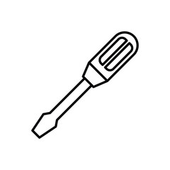 Screwdriver icon design, illustration design
