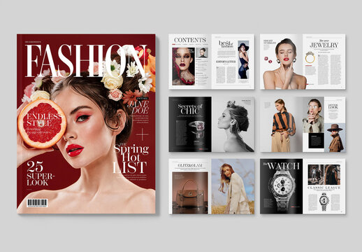 Fashion Magazine Layout