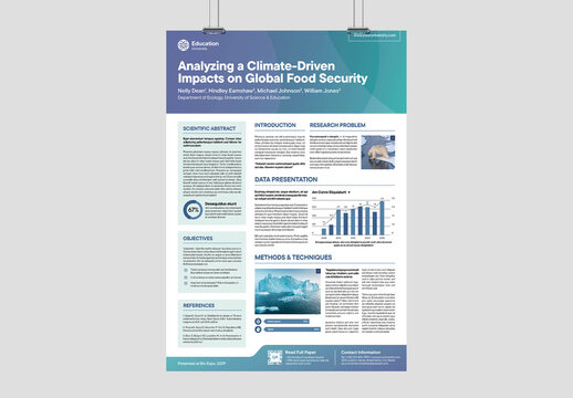 Scientific Case Study Poster Layout