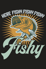 Fishing  T-Shirt Design