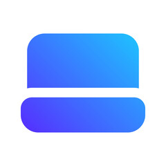 laptop gradient fill icon