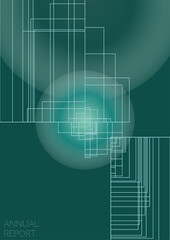 Minimal Minimal Geometric Vector Poster Design with Lines and Gradient Colorful Circles. Collection of Abstract Backgrounds for Covers, Flyers, Templates, Booklets, Cards, Brochures, Branding, etc.