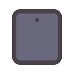 tablet flat line icon