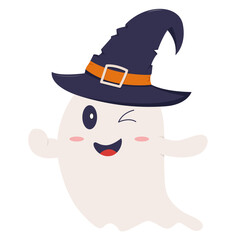 halloween witch with hat