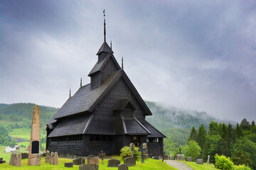 Fototapeta na wymiar Eidsborg Stave Church, Norway