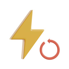 Renewable Energy Cycle Illustration 3d icon
