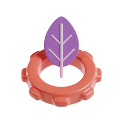 Green Energy Technology Illustration 3d icon