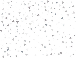 Gender Neutral Silver Triangular Confetti