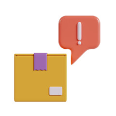 chat help delivery icon 3d rendering