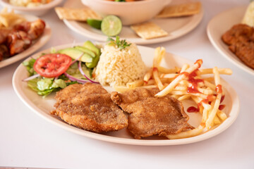 milanesa de pollo