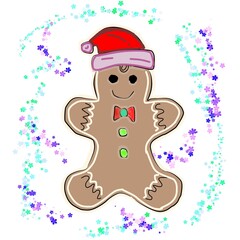 christmas gingerbread man