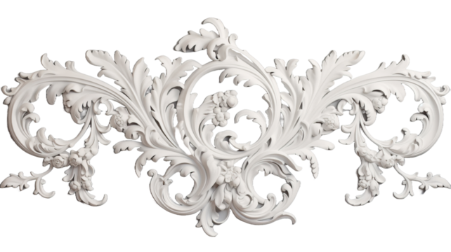 mouldings rococo element	festive designs
