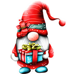 Christmas Gnome Sublimation Design