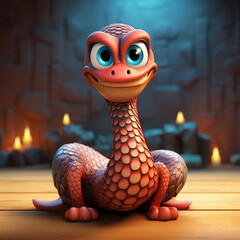 Cute and 3D Movie style animals with character, lovable