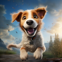 Cute and 3D Movie style animals with character, lovable