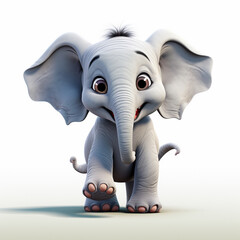 Cute and 3D Movie style animals with character, lovable