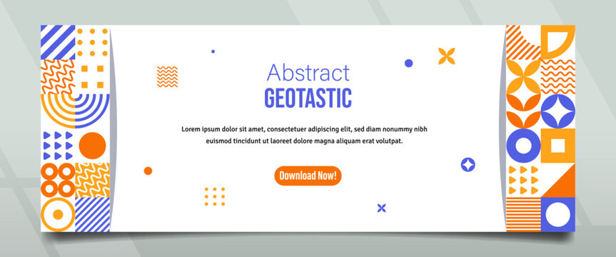 Geotastic Prize Abstract Banner Design
