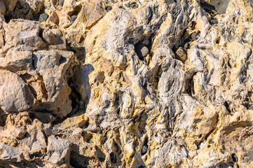 boulders in the sea on the beach in Cyprus 1