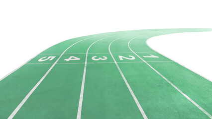 Running track in the stadium PNG transparent