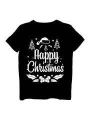 Happy Merry Christmas t-shirt design 