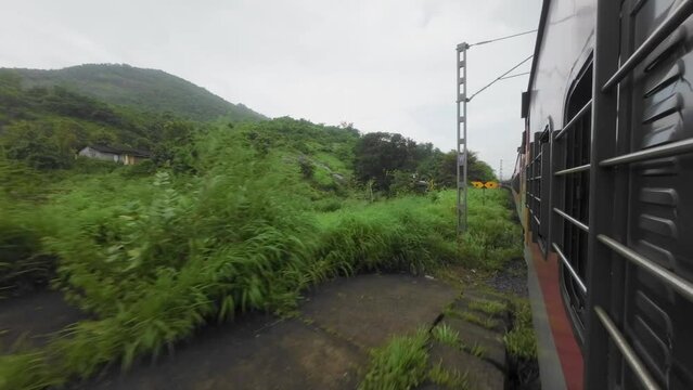 train journey  mumbai to malvan view from train window