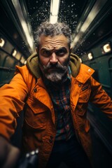 Obraz premium action movie hero character