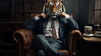 tigre magnata empresário de sucesso 
