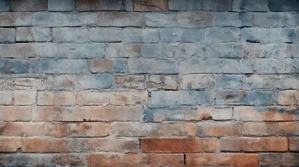 Old brick shabby wall texture background