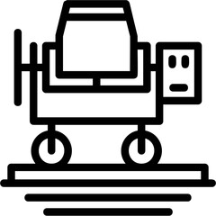 Concrete Mixer Icon