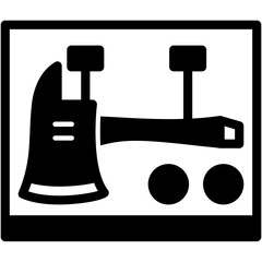 Fire Axe Bracket Icon