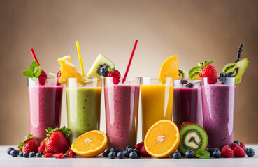 vegan fruit smoothie Delicious and healthy