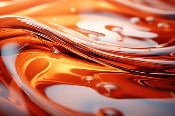 Glossy liquid surface background