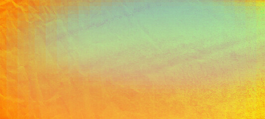 Orange abstract widescreen background with copy space for text or your images, Usable for banner, poster, cover, Ad, events, party, sale, and various design works