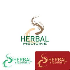 Ginseng vector icon illustration design