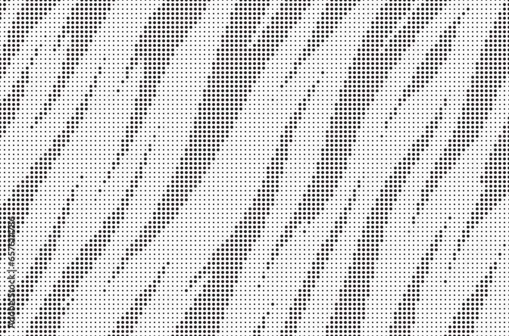 Poster Halftone stripe dot pattern background. Abstract zebra stripe halftone background. Camouflage dot texture. Dotted vector illustration.