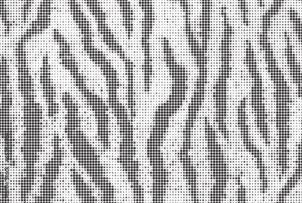 Poster Halftone stripe dot pattern texture. Abstract halftone background. Camouflage dot texture. Dotted vector illustration.	