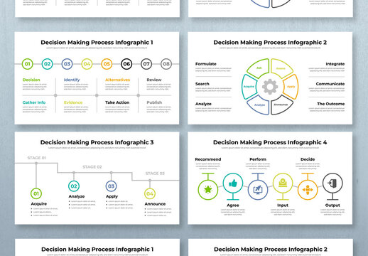 Decision Making Process Infographic Design