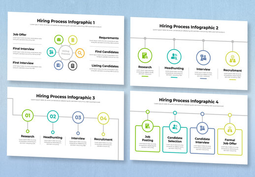 Hiring Process Infographic Design