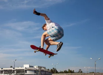 Fotobehang skateboarder © yanlev