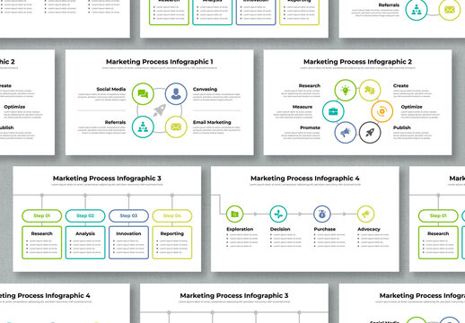 Marketing Process Infographic Design