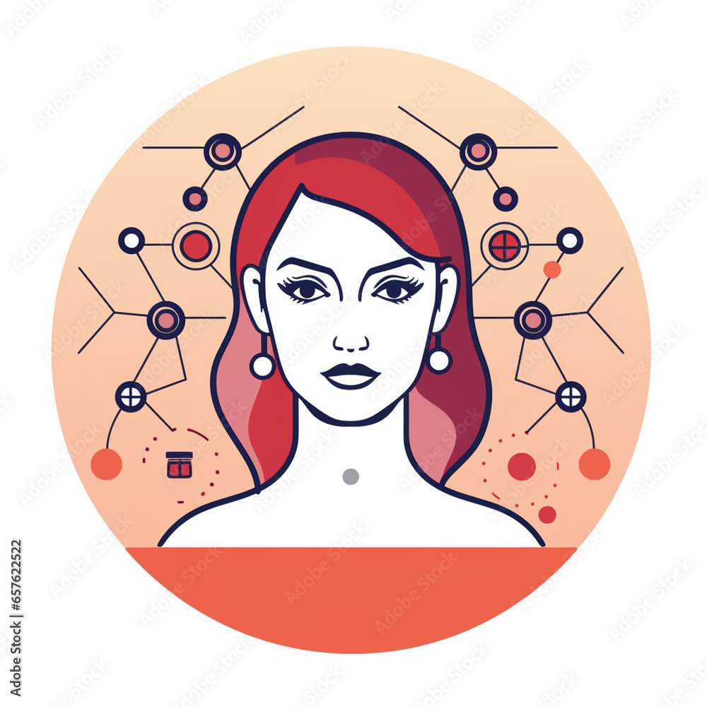 Aufkleber a line art icon of progesterone, using specific chemical structures and symbols.