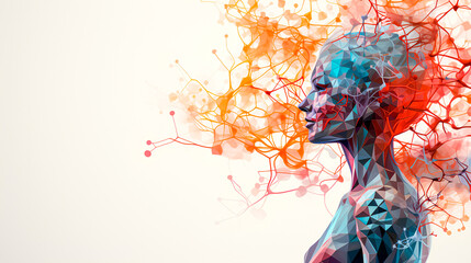 Fototapeta premium Abstract background for medical or biotechnology presentations.