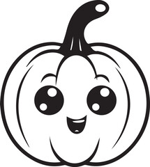 smiling cartoon pumpkin