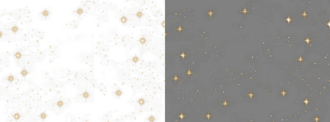 Magic Christmas png, New Year, Holiday,  Xmas, Gold fairy dust, Photoshop Glowing stars, shining,...
